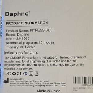 Daphne Fitness Belt